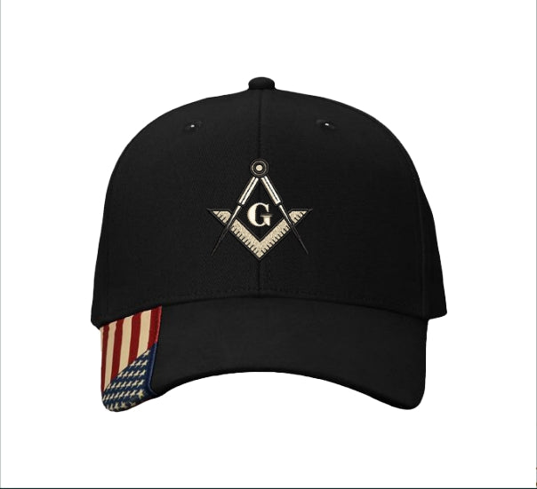 Patriotic Masonic Cap - Click for More Logo Options
