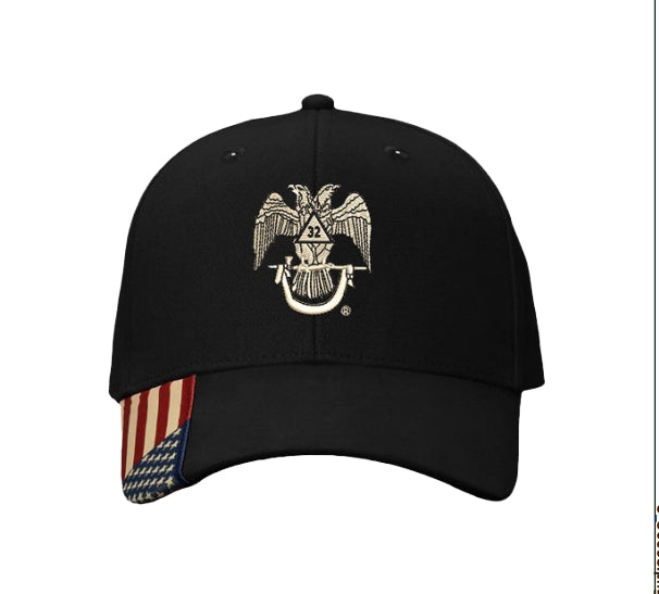 Patriotic Masonic Cap - Click for More Logo Options