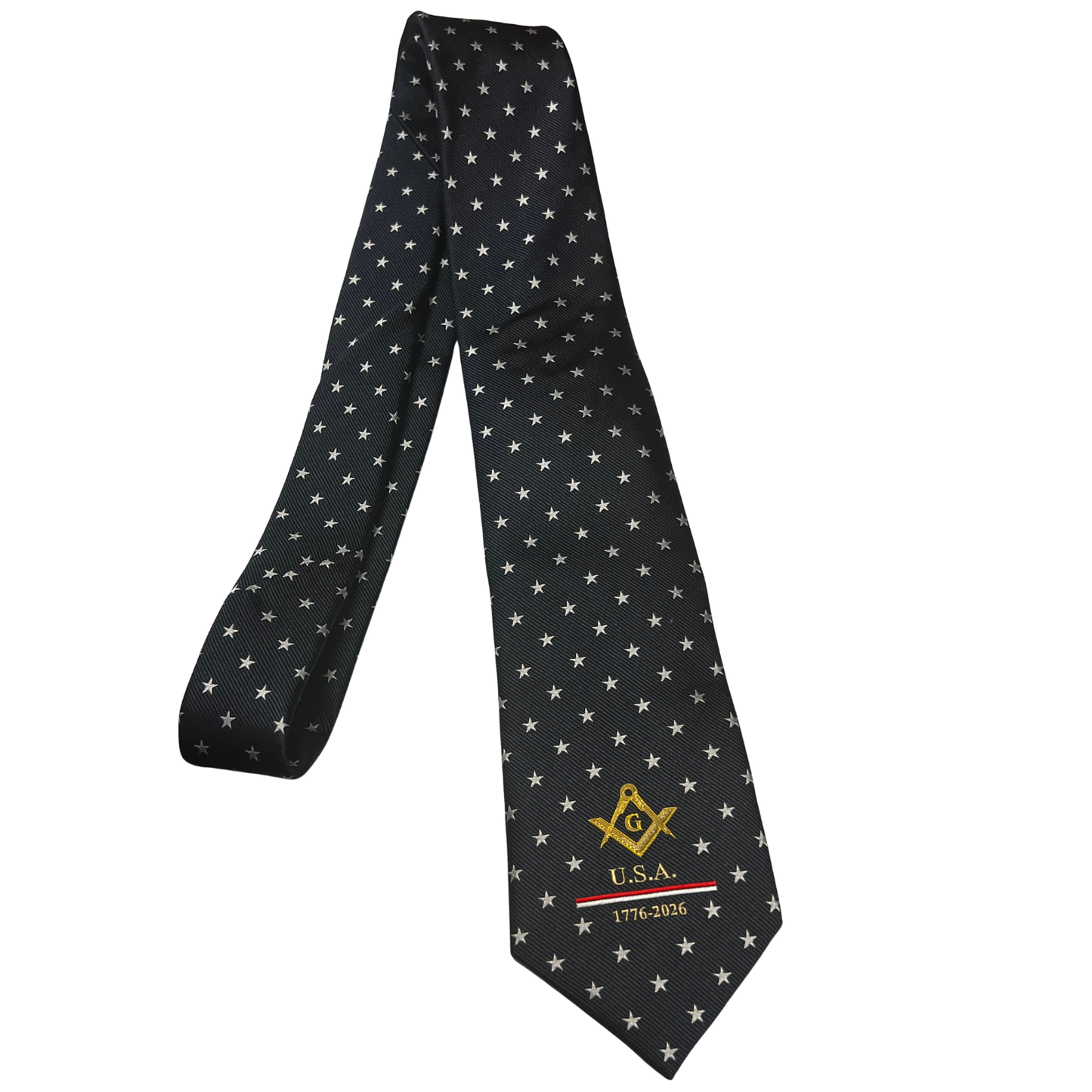 U.S.A. 250th Anniversary Necktie w/ Stars